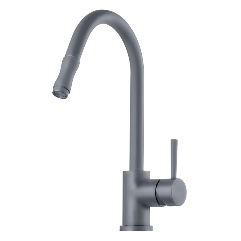 Køkkenarmatur Tapwell EVO185 med Udtrækstud Ascot Grey