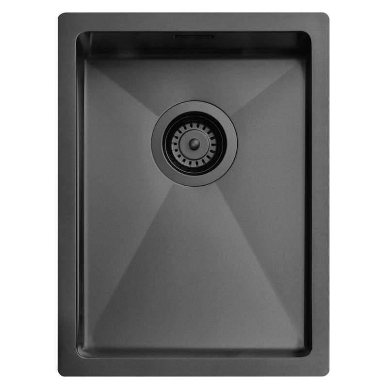 Køkkenvask Tapwell 3040 PVD Mat Sort inkl. vandlås