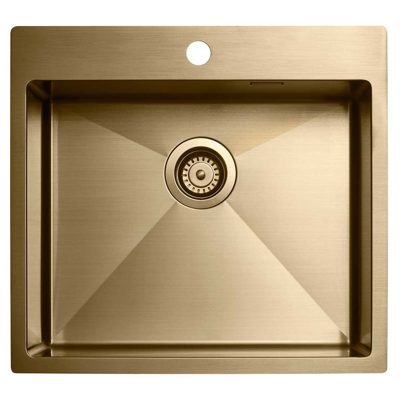 Køkkenvask Tapwell 5540 PVD Messing inkl. vandlås