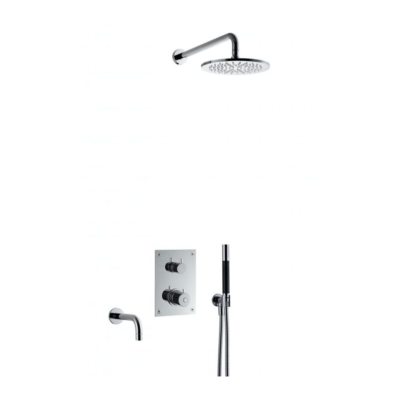 Loftbrusesæt Tapwell BOX7368 Edition 2 indbygning Krom