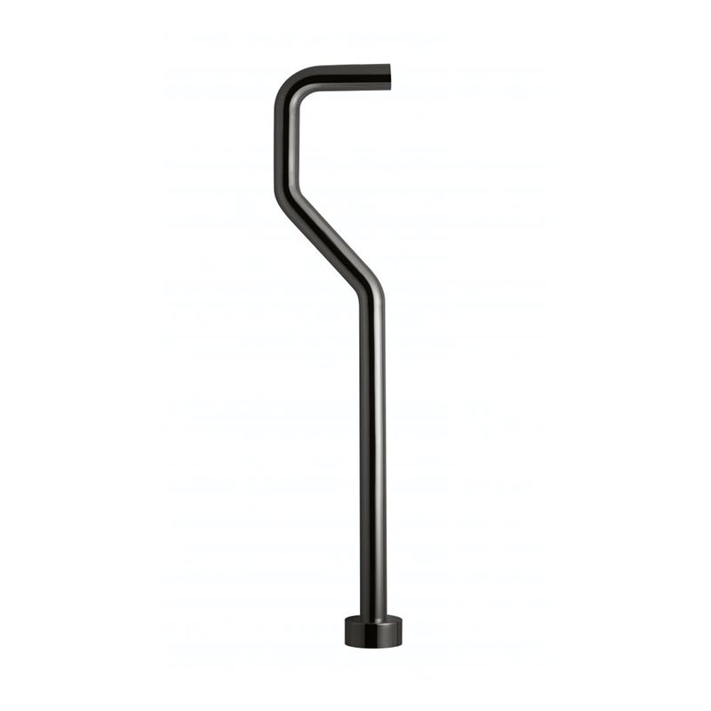 Gulvrør.S Tapwell XA22 til vandlås Black Chrome