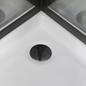 Brusekabine Bathlife Betrakta 90x90 Rak Klart Glas