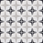 Klinker Fioranese Cementine Black & White Nr.1 Mat 20x20 cm