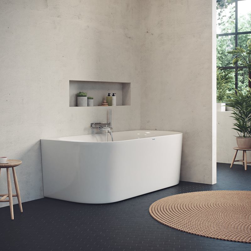 Badekar Nordhem Hovås I Mod Væg