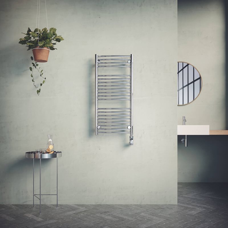 Håndklædetørre Nordhem Borgholm Krom EL 450x940 mm