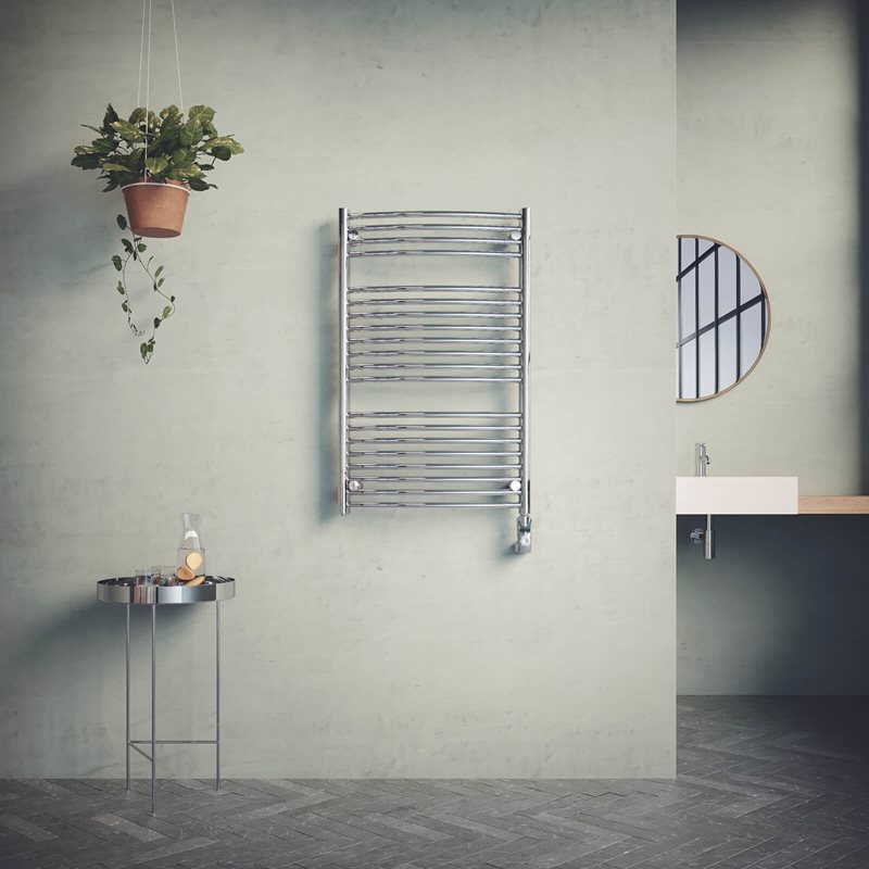 Håndklædetørre Nordhem Borgholm Krom EL 600x940 mm