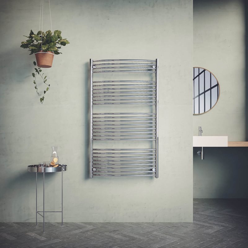 Håndklædetørre Nordhem Borgholm Krom VAND & EL 750x1290 mm