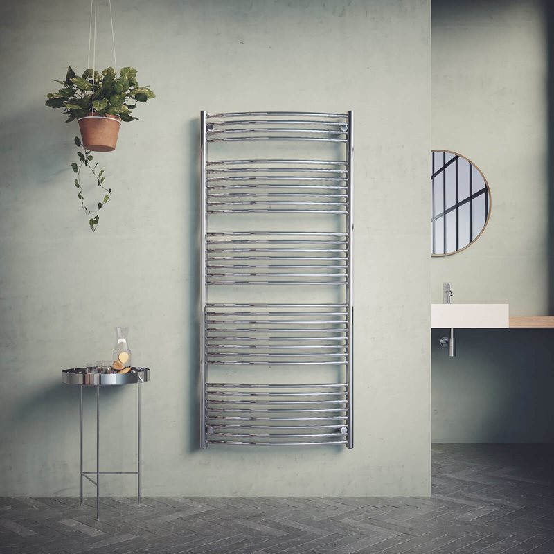 Håndklædetørre Nordhem Borgholm Krom VAND & EL 750X1640 mm