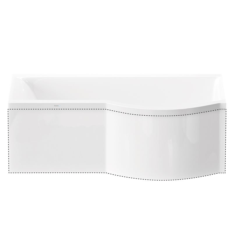 Frontpanel Nordhem til Badekar Solvik