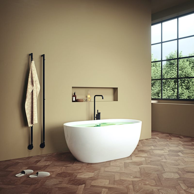 Håndklædetørre Nordhem Koberg Mat Sort