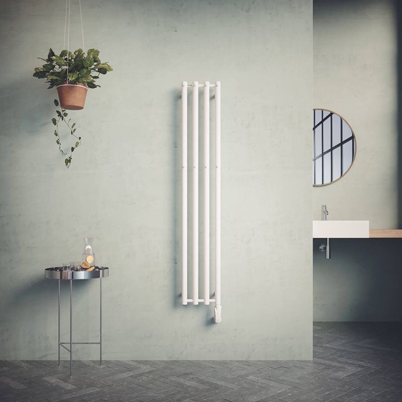 Håndklædetørre Nordhem Rosendal Hvid EL 260x1620 mm