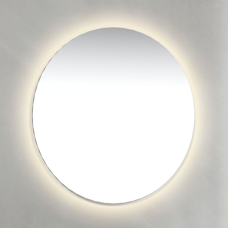 Spejl Macro Design Rund med Amblight