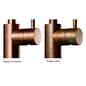 Toiletpapirholder Tapwell TA235 Kobber