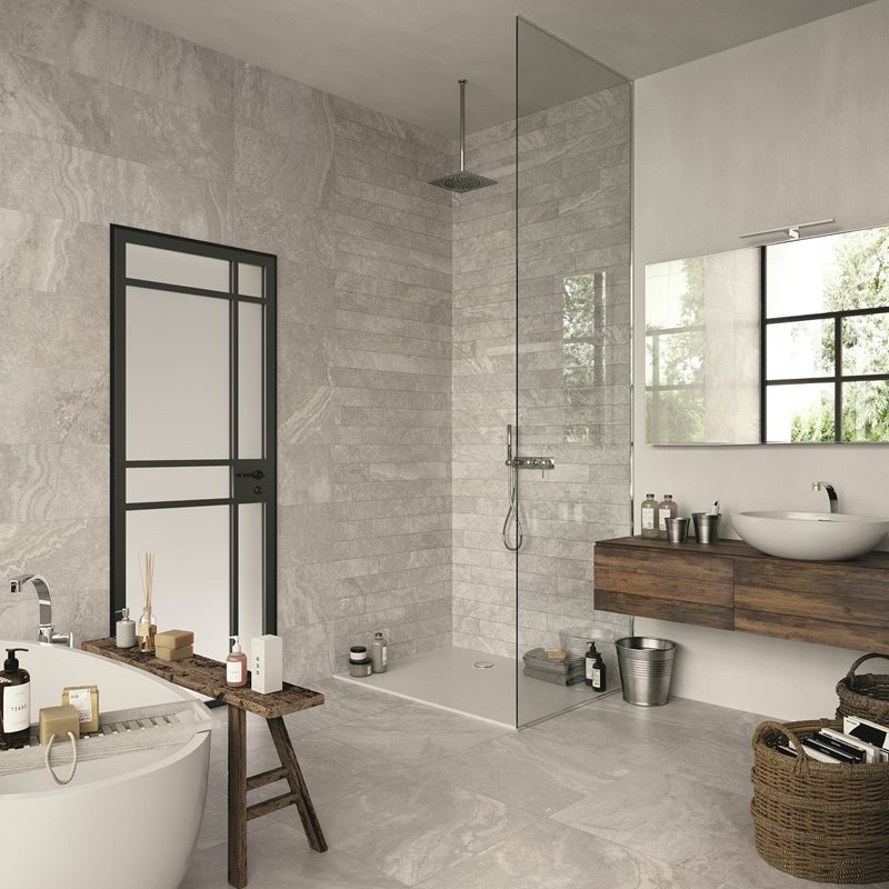 Klinker Astor Ceramiche Stream Silver 60x60 cm