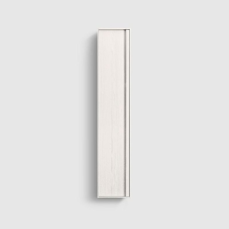 Højskab Haven H2/TC32 Slim White Wood Venstre