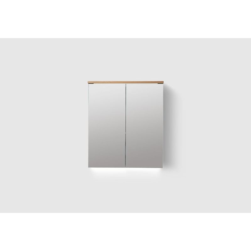 Spejlskab Haven MC/H2 600 Walnut Wood med forstørrelsesspejl