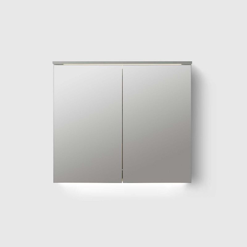 Spejlskab Haven MC/H3 800 Warm Grey Med forstørrelsesspejl