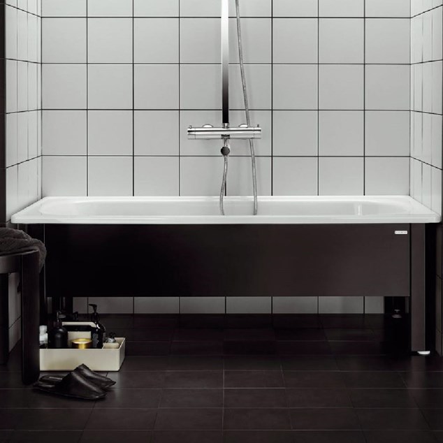 Badekar Svedbergs Emalje 1500 mm Sort