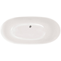 Badekar Bathlife Oval Njuta 1600 Hvid Poleret