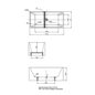 Badekar Hafa Sun Square 1570 mm