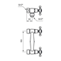 Brusearmatur Tapwell Classic FBLV168-150 Krom