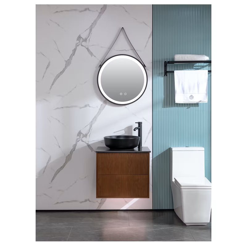 Vaskeskab Bathlife Förtjust Brun Eg