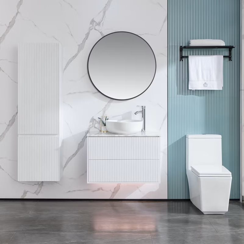 Højskab Bathlife Förtjust Hvid