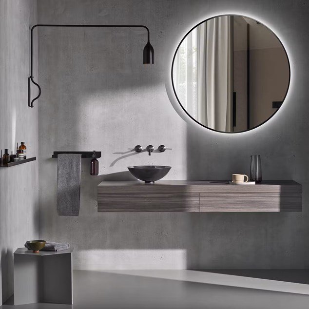 Spejl Bathlife Spira med LED Belysning