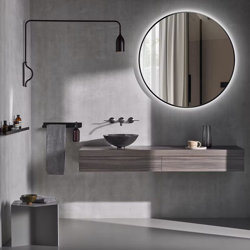 Spejl Bathlife Spira med LED Belysning