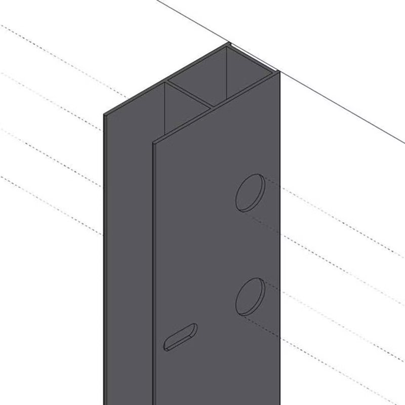 Udvidelsesprofil Bathlife PROFIL Hvid m Rørgennemføring