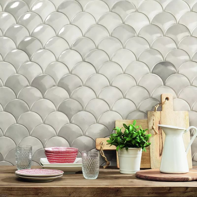 Vægflise Natucer Ceramica Natural Squama Mist P.B 12,7x6,2