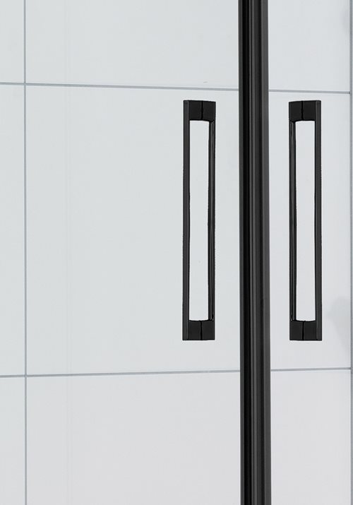 Magnetlist Noro Til 6 mm Dør Sort 1975 mm