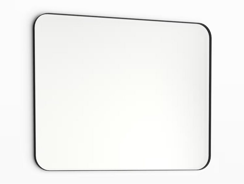 Spejl Vedum Roxen 900 Sort Metal