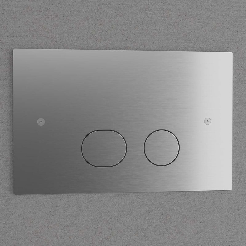 Scandtap Style betjeningsplade, børstet rustfrit stål