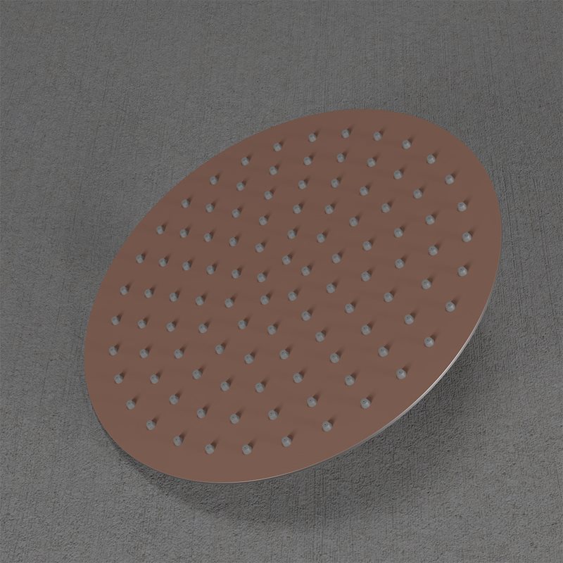 Scandtap Pleasure brusehoved, Ø25 cm, mat brun