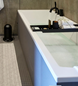 Badekararmatur Tapwell BI047 Kantmontering 3 Hul Krom