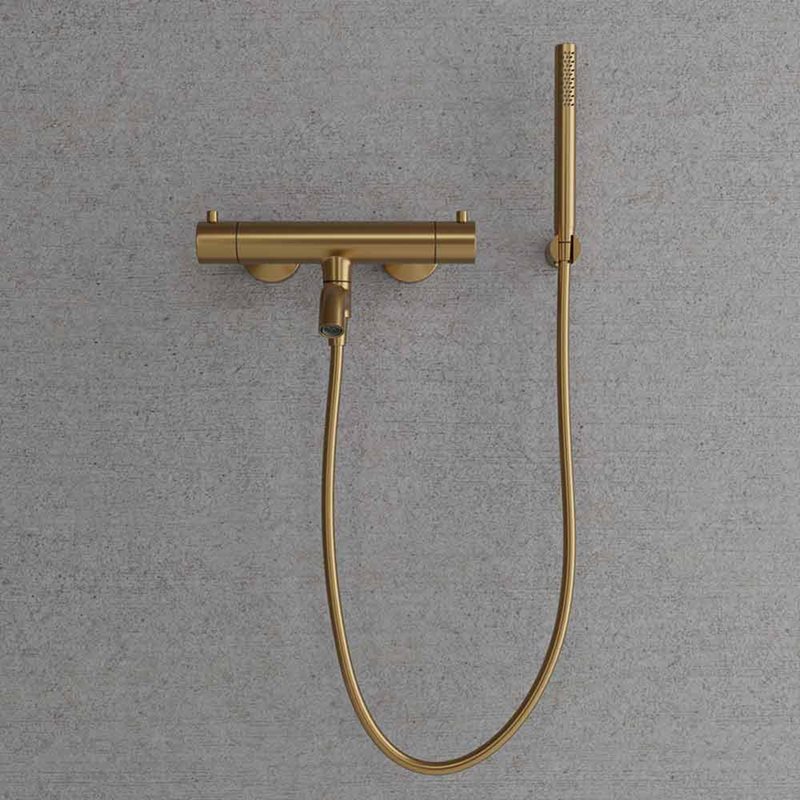 Kararmatur Scandtap Steel Pleasure 4 med håndbruser Sand