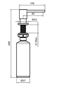 Sæbedispenser Scandtap Steel Clean Dispenser Shadow