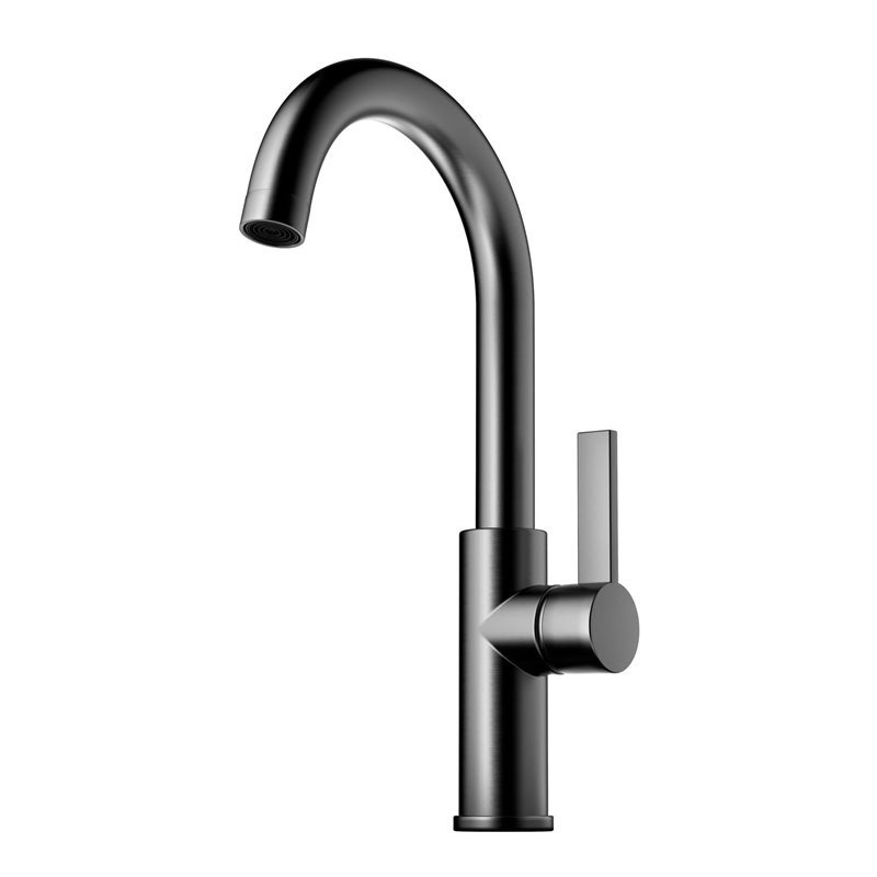 Håndvaskarmatur Tapwell ARM078 Brushed Black Chrome