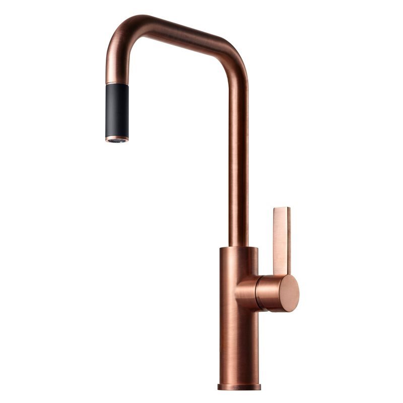 Køkkenarmatur Tapwell ARM985 med Udtrækstud Kobber
