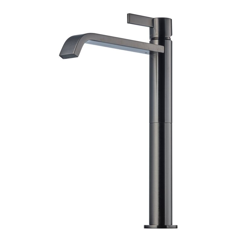 Håndvaskarmatur Tapwell ARM081 Høj Model Brushed Black Chrome