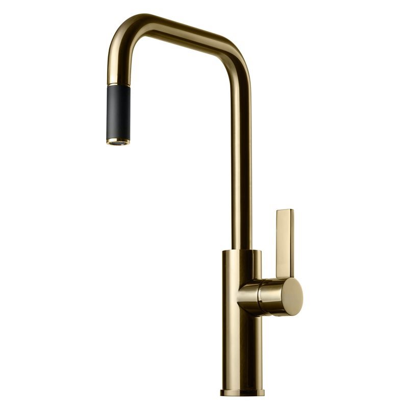 Køkkenarmatur Tapwell ARM985 med Udtrækstud Messing