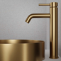 Håndvaskarmatur Scandtap Steel Wave High Sand