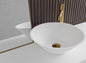 Håndvaskarmatur Scandtap Steel Wave High Sand