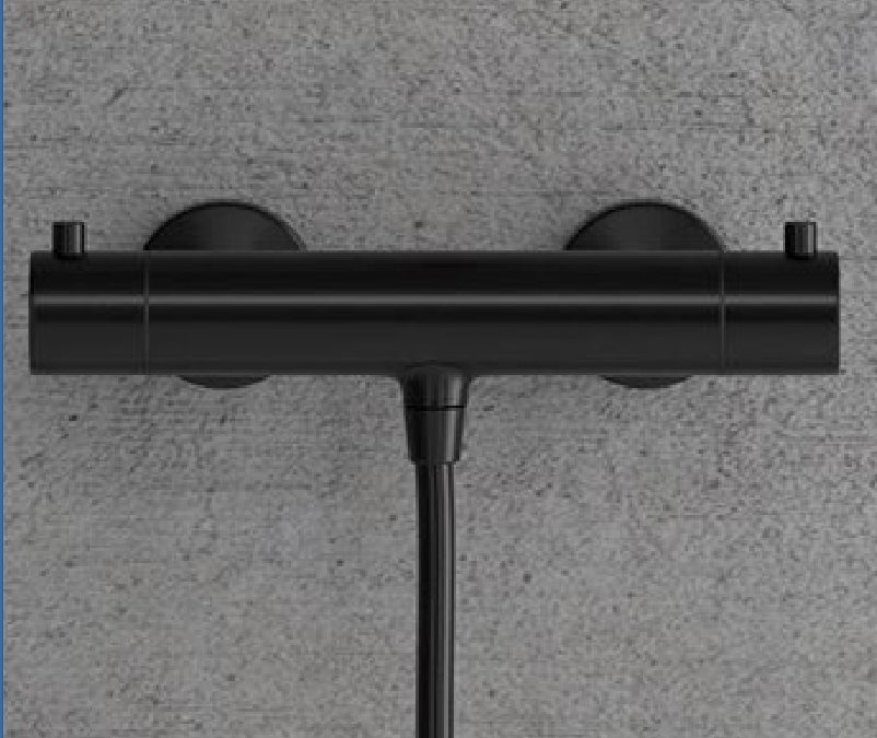 Scandtap Pleasure 1 brusearmatur, børstet sort krom