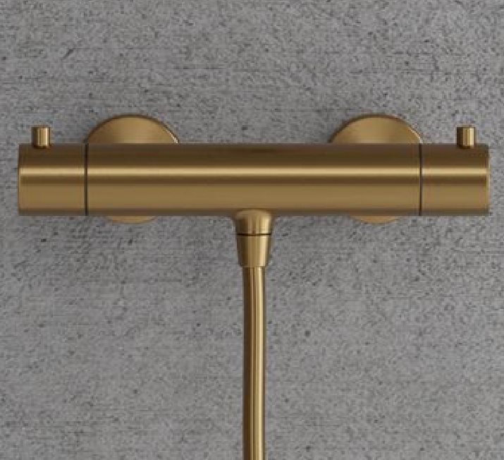 Scandtap Pleasure 1 brusearmatur, børstet messing