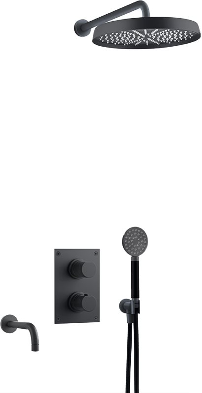 Loftbrusersæt Tapwell ARM7368 ED2 Indbygning Mat Sort