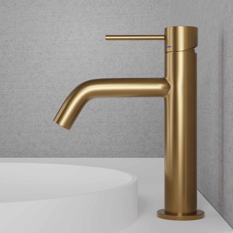 Håndvaskarmatur Scandtap Steel Voyage Medium Sand