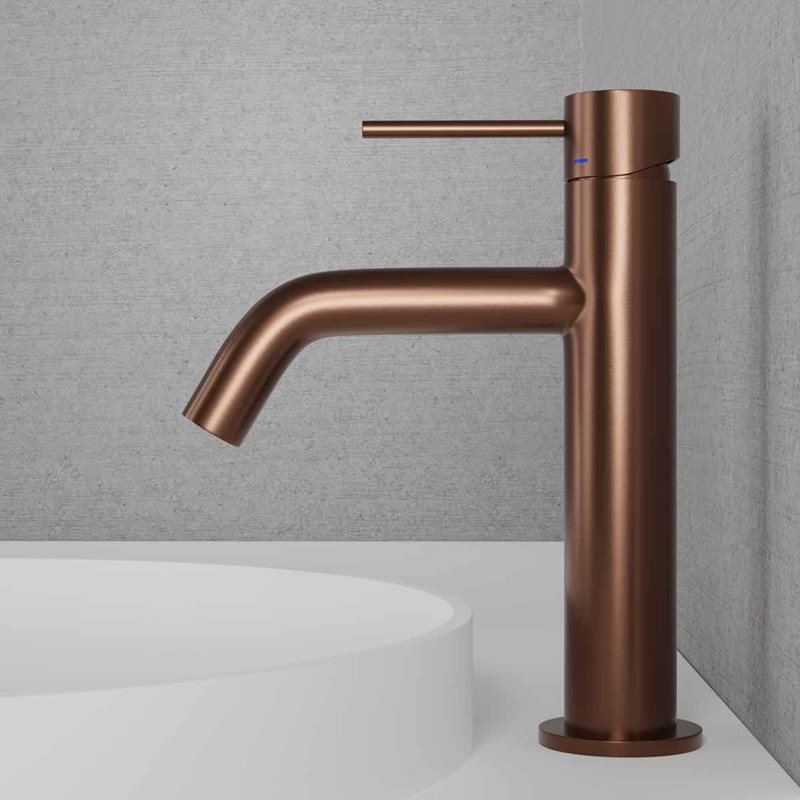 Håndvaskarmatur Scandtap Steel Voyage Medium Amber