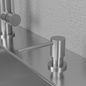 Sæbedispenser Scandtap Steel Clean Dispenser Krom